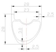 Zapletená kola Carbon Asymmetric, 120Kg