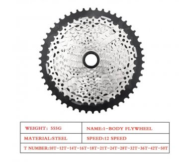 Kazeta Sunshine 12Speed, 10-50z, Micro Spline